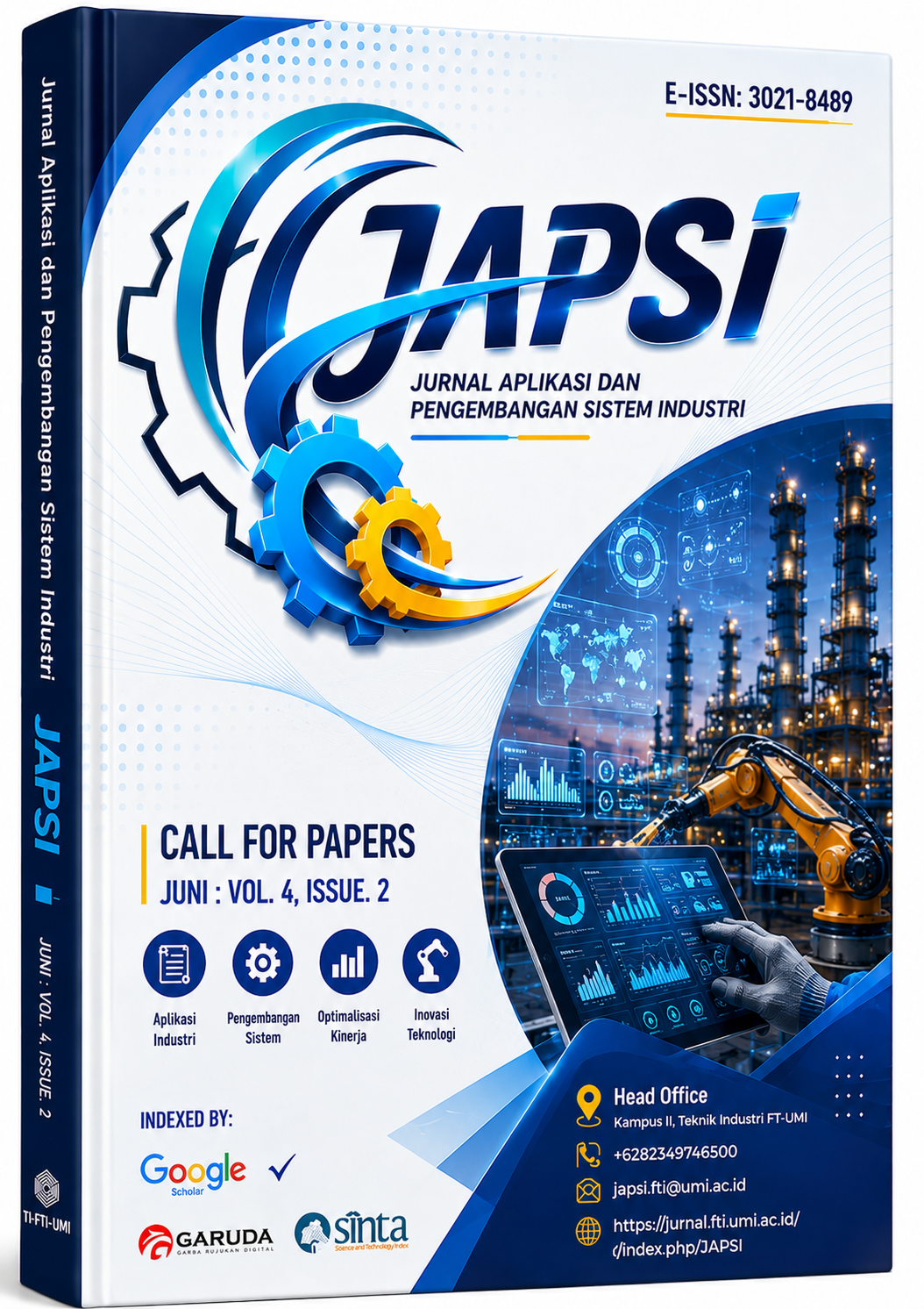 					View Vol. 4 No. 2 (2026): JAPSI : Jurnal Aplikasi dan Pengembangan Sistem Industri
				